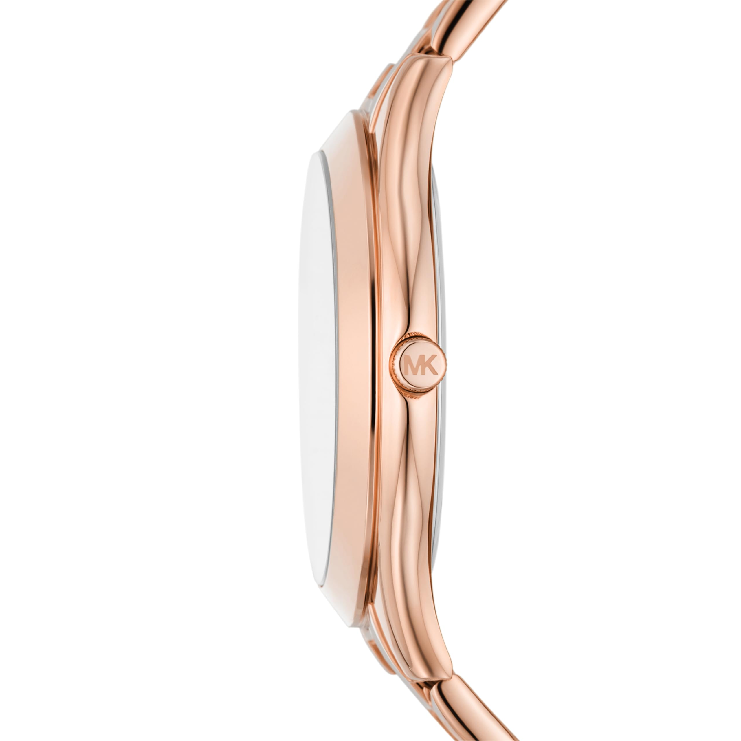 Michael Kors Slim Runway Three-Hand Rose Gold-Tone Stainless Steel Women's Watch (Model: MK4733)
