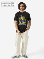 The Souled Store Official Rick and Morty: Higher Self Men and Boys Round Neck Short Sleeve Regular Fit T-Shirts Black Mens T-Sh
