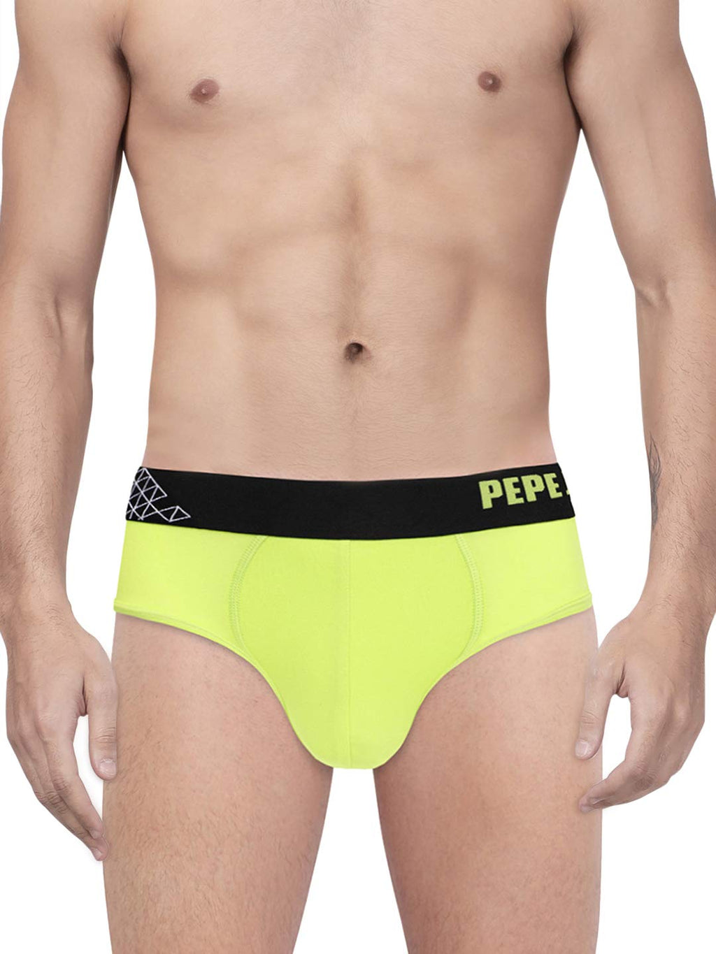 Pepe Jeans Innerwear MenS Cotton Brief (Pack Of 1) (Opb03-01_Neon Green_Neon Green_70-75_Neon Green_75 Cm)