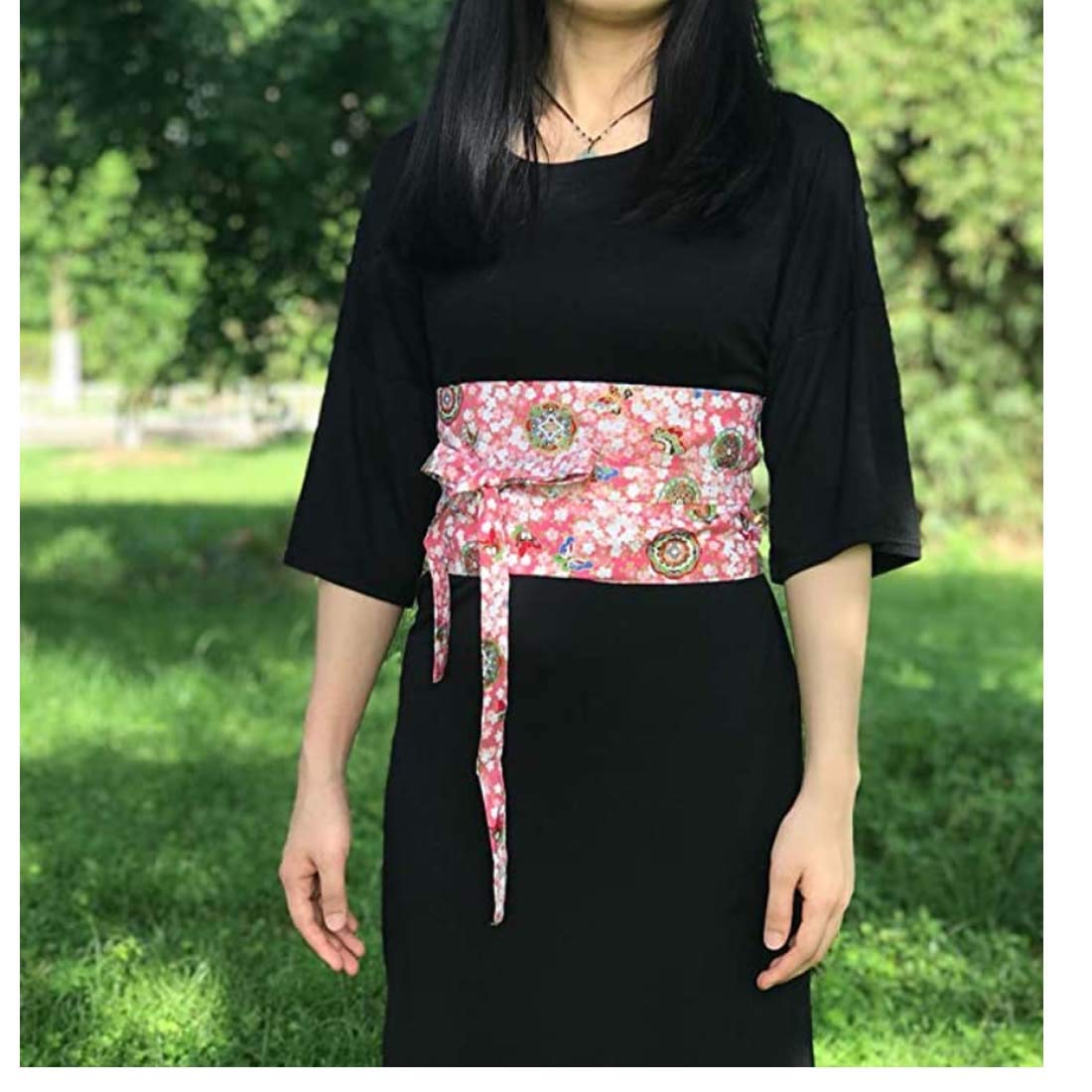 MAYSONG Japanese Kimono Robe obi Belt Harajuku Waistband