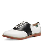 Eastland Women's Sadie Oxford, Black/White, 8.5 Medium US