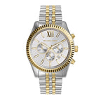 Michael Kors Lexington Chronograph Two-Tone Stainless Steel Men's Watch (Model: MK8344)