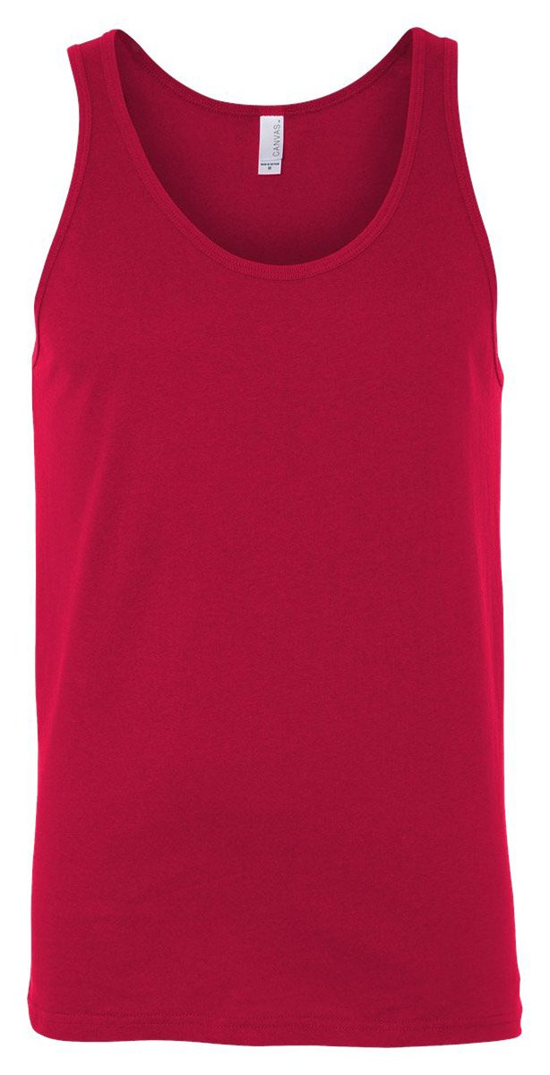 Unisex Jersey Tank - NEON BLUE - XS(D0102H7WAKT)