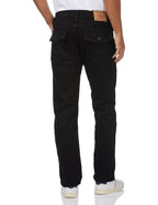 True Religion mens Ricky Flap Sn 32 Inseam Jeans, Body Rinse Black, 34