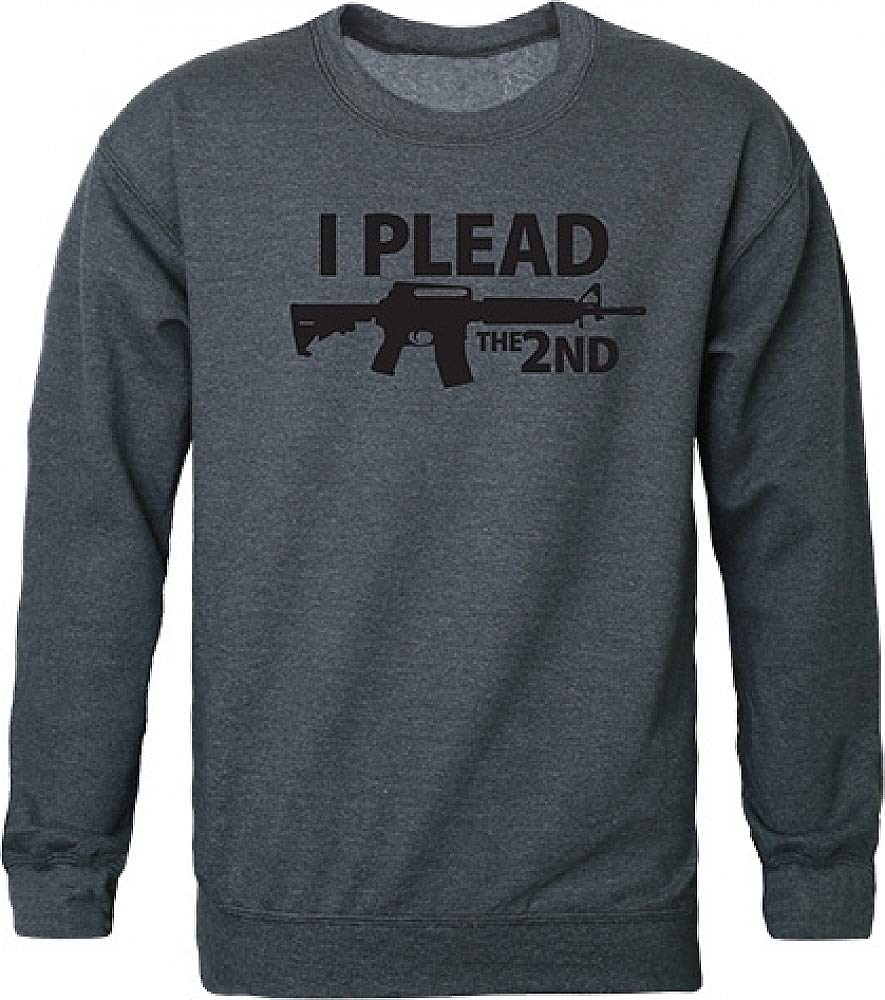 Graphic Crewneck,I Plead the 2nd, HCH, L
