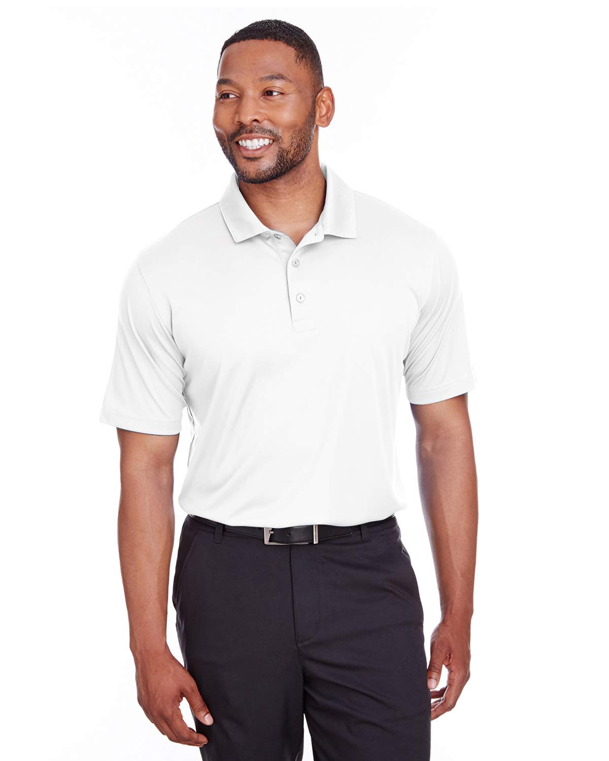 Mens Icon golf Polo - PUMA BLAcK - L(D0102H7DE4X)