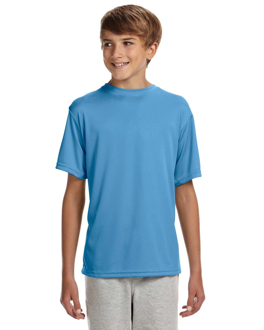 Youth cooling Performance T-Shirt - gRAPHITE - S(D0102H7KS3X)