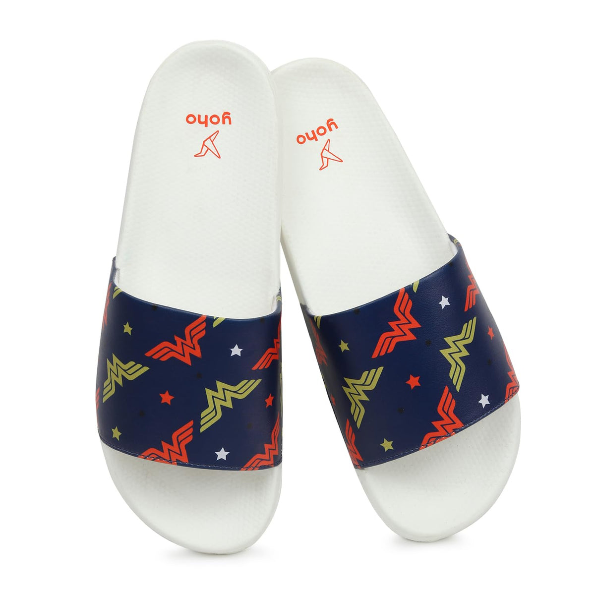 YOHO Wonder Woman Sliders for Women, Comfortable and Lightweight Slides, Footwear for Girls/Ladies, Official WB Superhero Merch  4