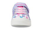 Skechers Girls Twinkle Sparks Sneaker, Lavender/Multi, 9 Toddler