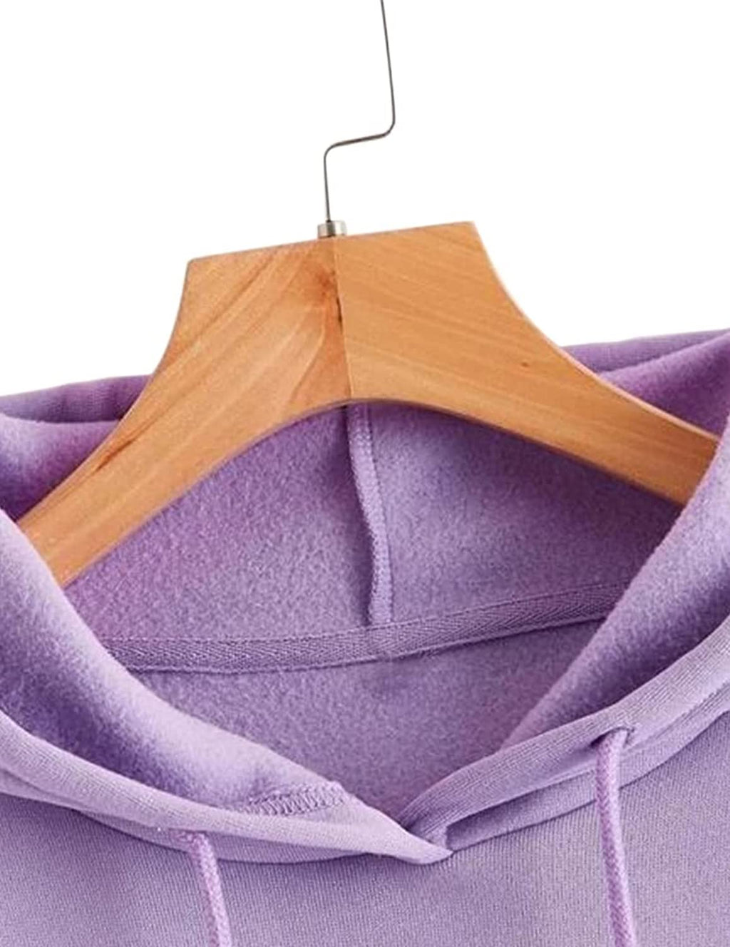 JUNEBERRY Women Sweatshirt with Hoodies, Fleece Material Full Sleeves Jumper Women Winter Wear, Hooded Neck Regular Fit Long Sle