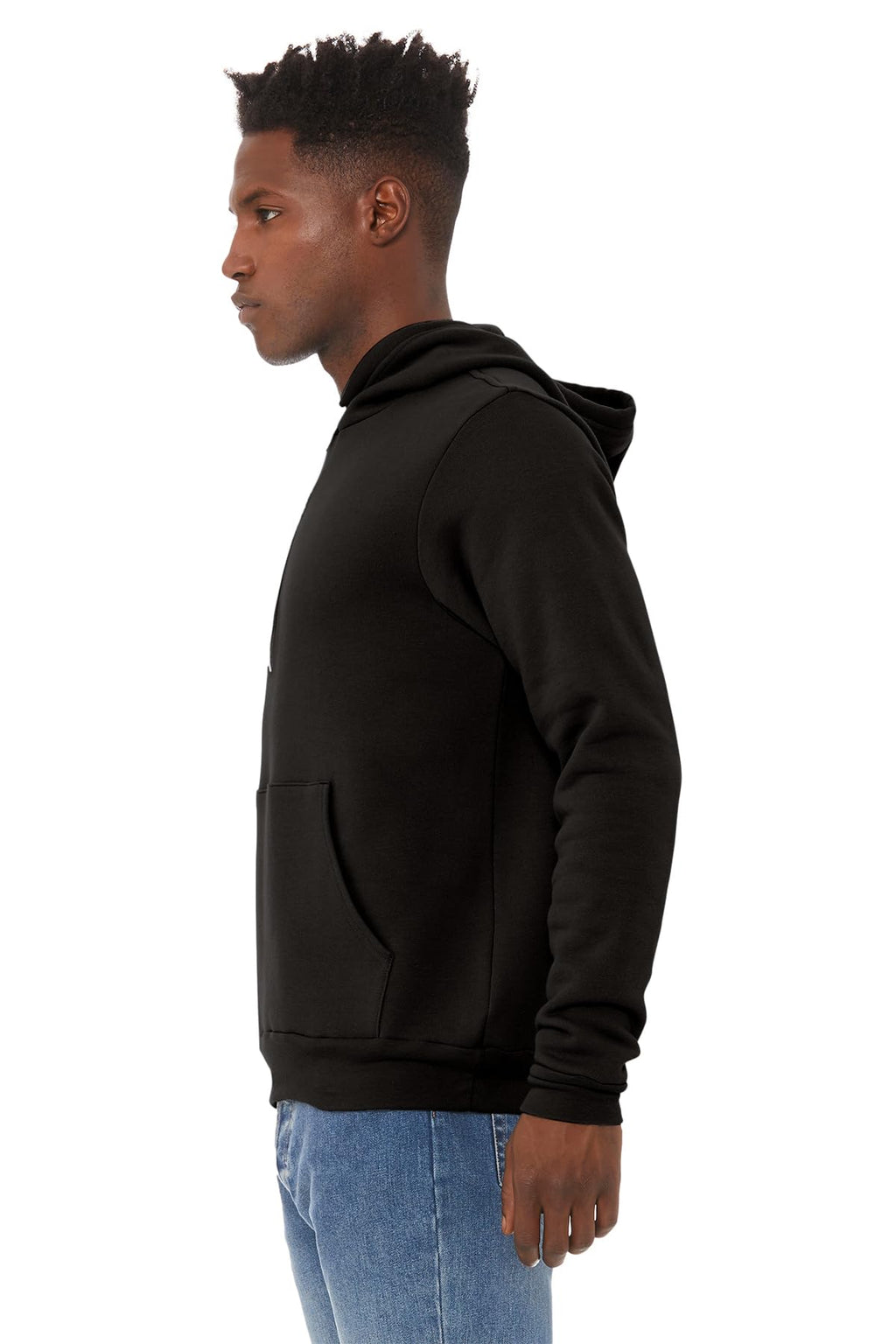 Unisex Sponge Fleece Pullover Hoodie - NAVY - S(D0102H7W2J2)
