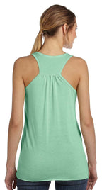 Ladies Flowy Racerback Tank - ATHLETIc HEATHER - S(D0102H7K5c8)