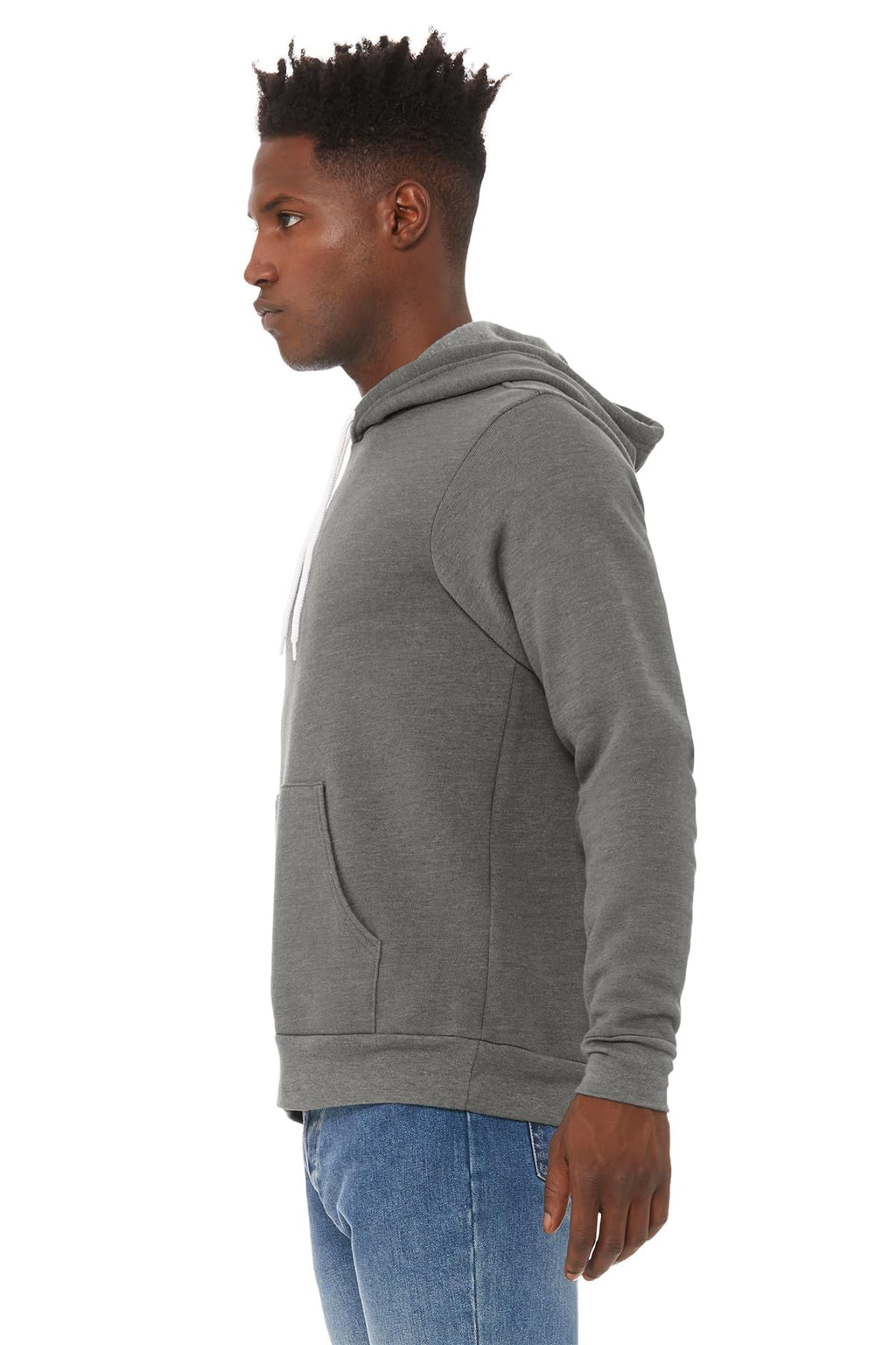 Unisex Sponge Fleece Pullover Hoodie - NAVY - S(D0102H7W2E8)
