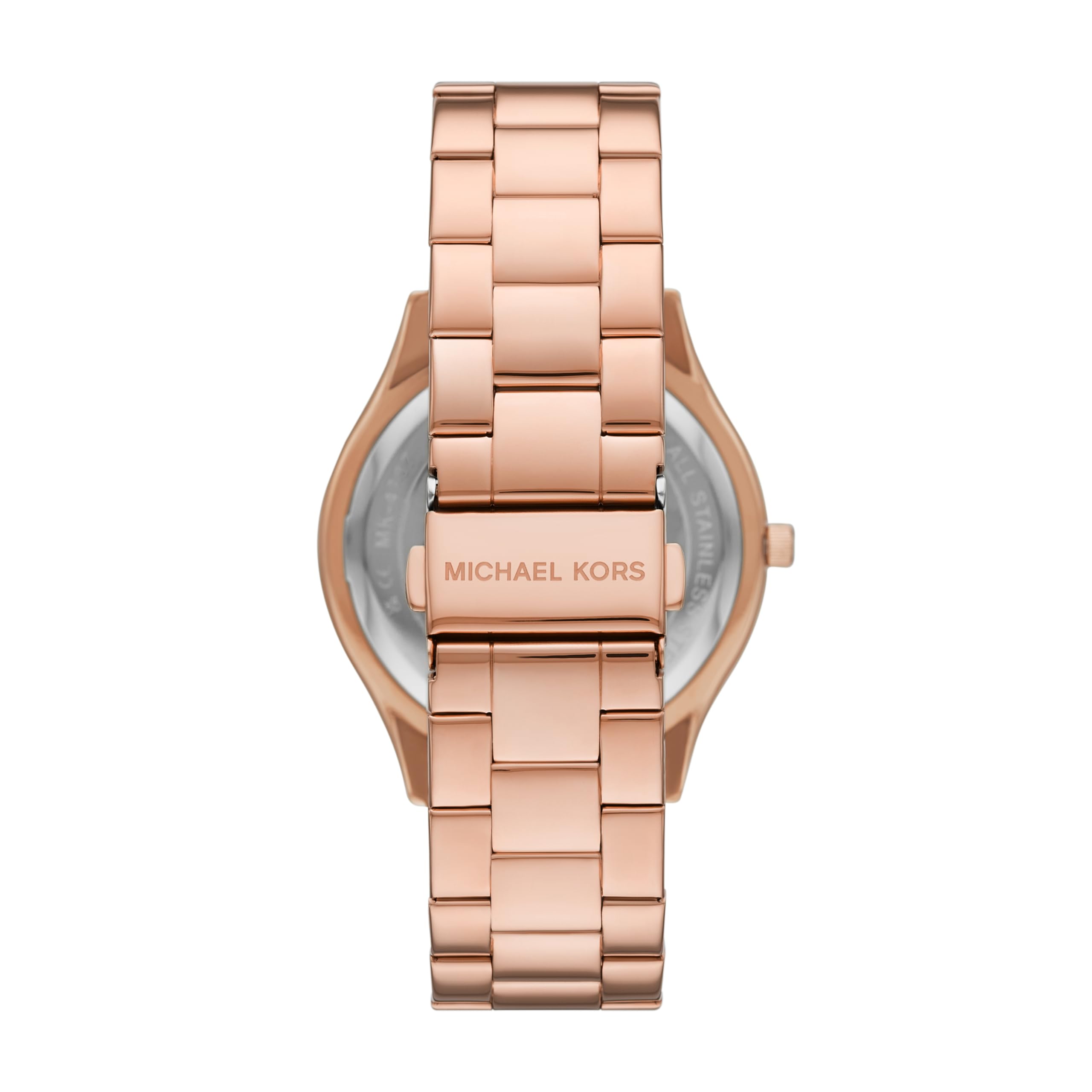 Michael Kors Slim Runway Three-Hand Rose Gold-Tone Stainless Steel Women's Watch (Model: MK4733)