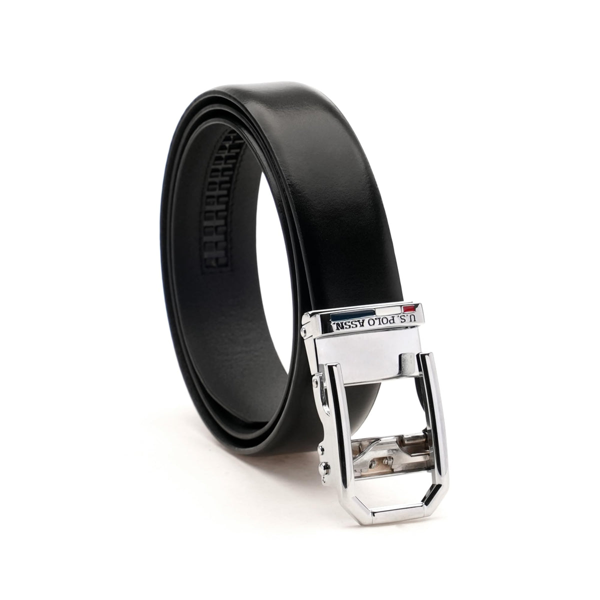 U.S. Polo Assn. Men Clair Black Auto Lock Belt 38