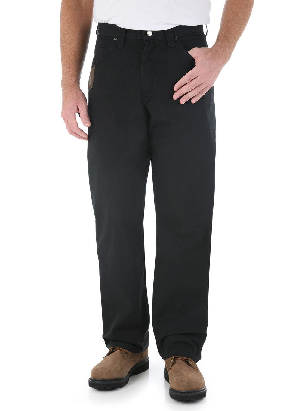 Wrangler Riggs Workwear mens Ripstop Carpenter jeans, Black, 44W x 30L US
