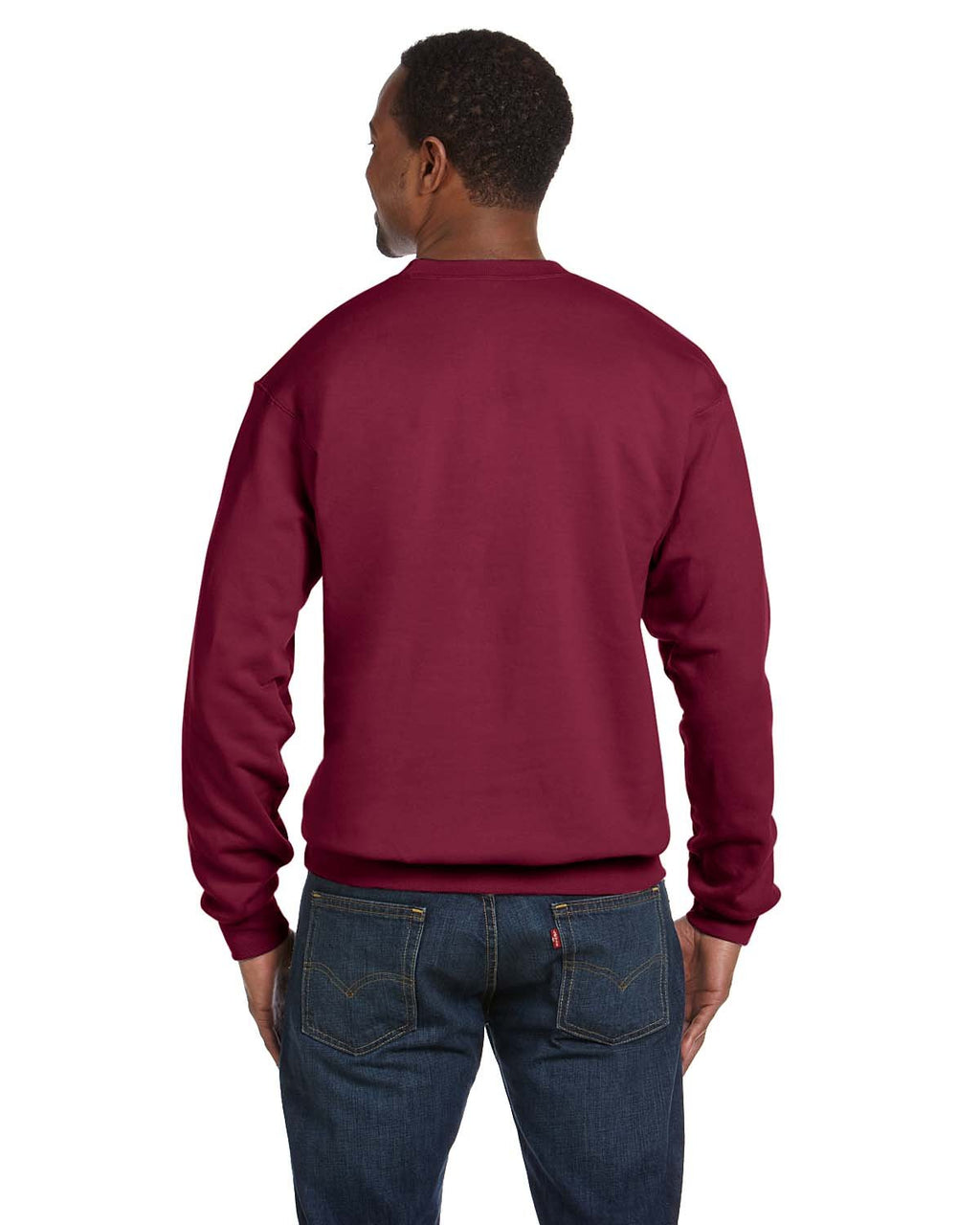 Unisex Ecosmart 5050 crewneck Sweatshirt - cARDINAL - S(D0102H7DFcT)
