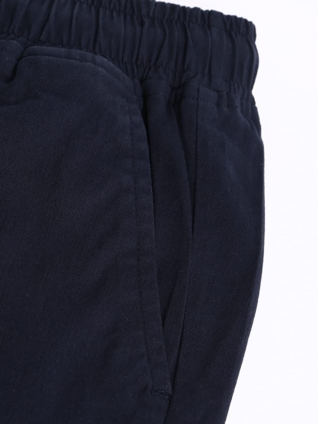Dennis Lingo Solid Cotton Mens Casual Drawstring Joggers, Straight Fit, Mid Rise, Stretchable Ankle Length Athletic Track Pants
