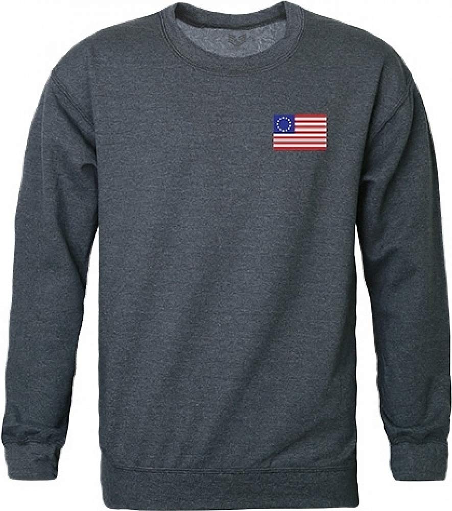 Graphic Crewneck, Betsy Ross 1, HCH, XL