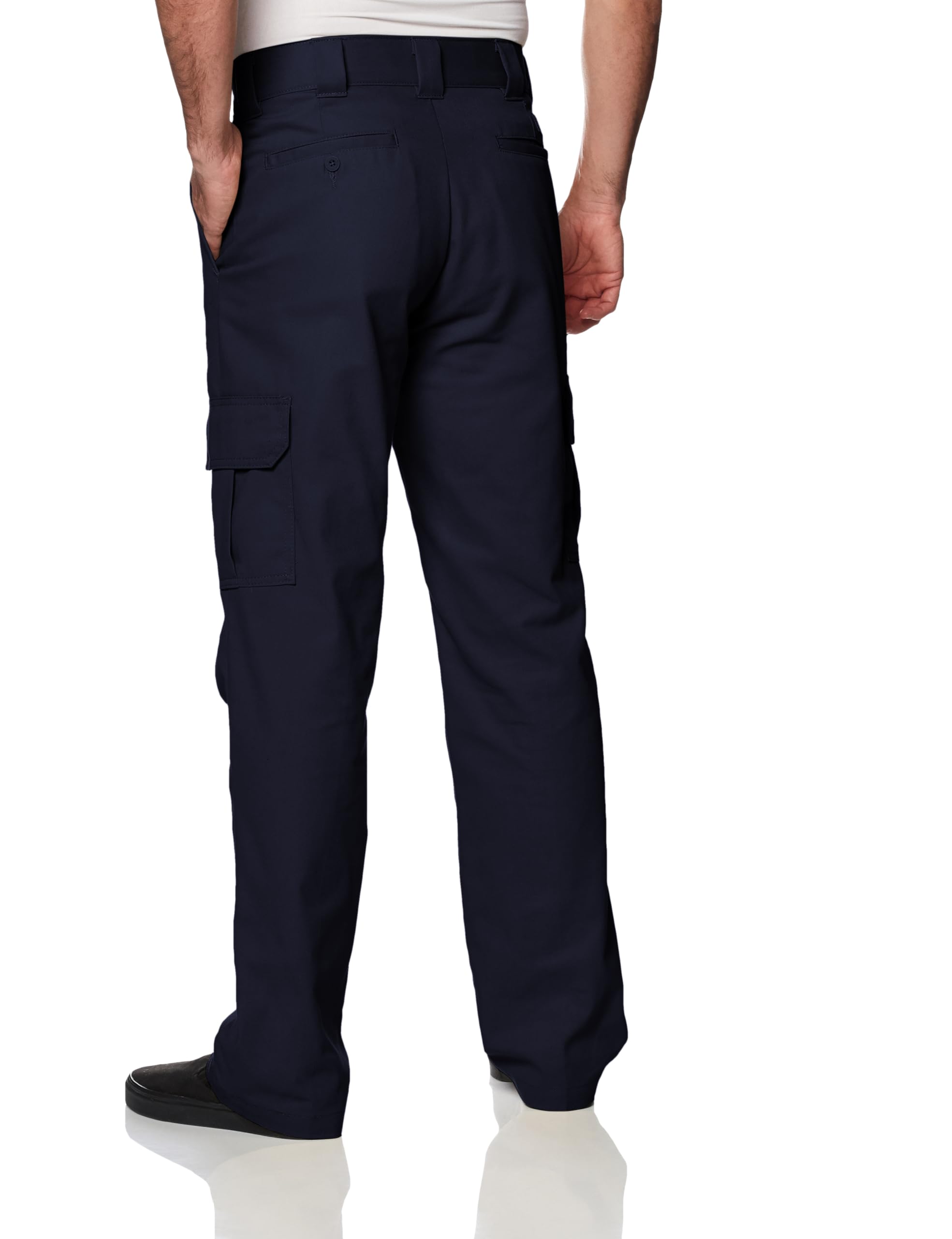 Dickies mens Regular Straight Stretch Twill Cargo work utility pants, Dark Navy, 38W x 34L US
