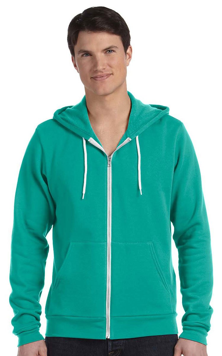 Unisex Sponge Fleece Full-Zip Hooded Sweatshirt - ASPHALT - 2XL(D0102H7WDWP)