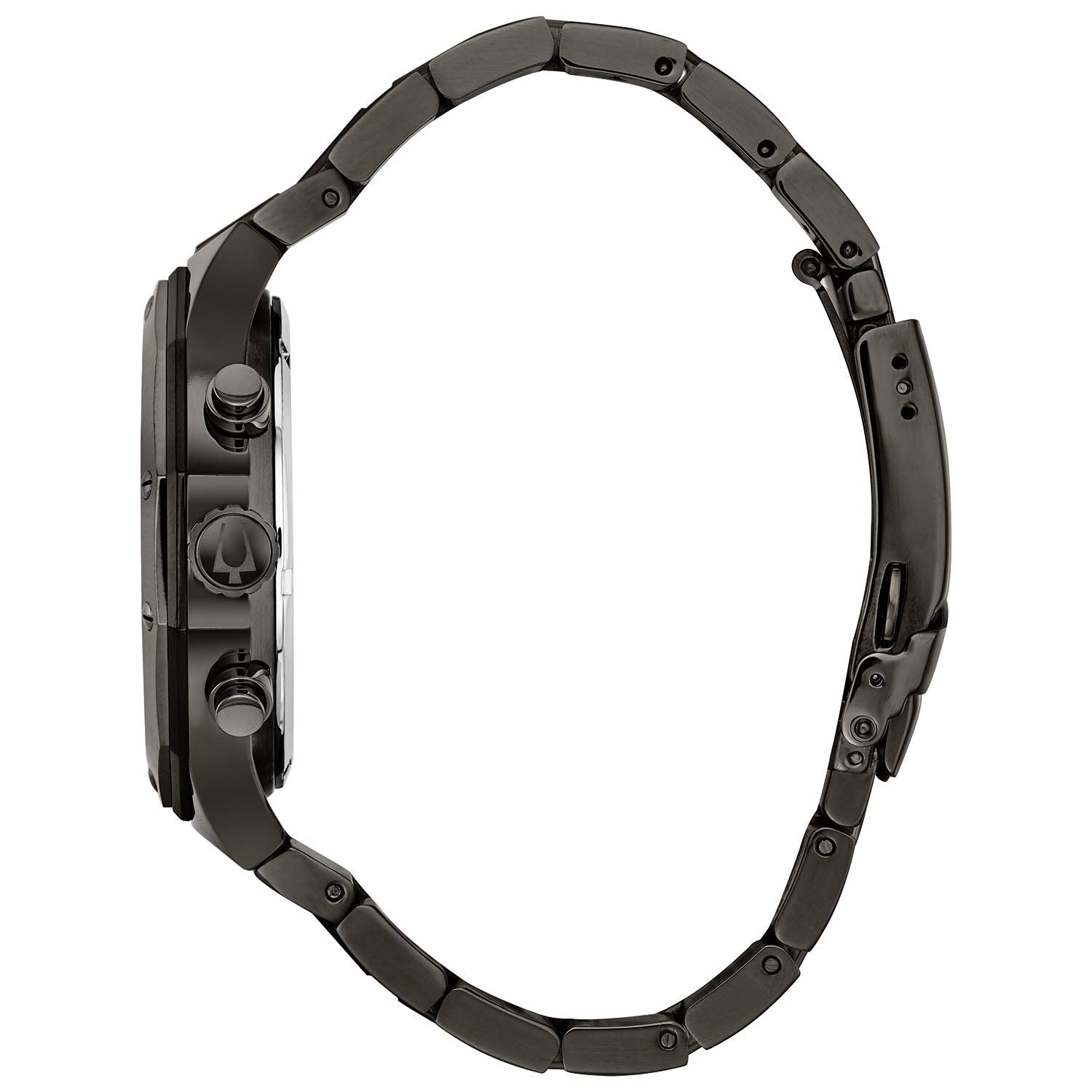 Bulova Men's Classic Diamond 6-Hand Chronograph Quartz Watch, Calendar Date, Luminous Markers, 100M Water Resistant, 44mm