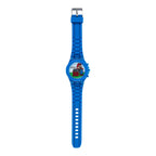 Accutime Nintendo Super Mario Kids' Flashing LCD Digital Watch - LED Lightshow - Vibrant Blue Band, Easy-to-Read Display, Perfec