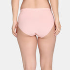 Zivame Womens Cotton Blend Classic Solid Hipster Panties (Pack of 3) (ZI28CA-P Pink D CED EQ Red_P