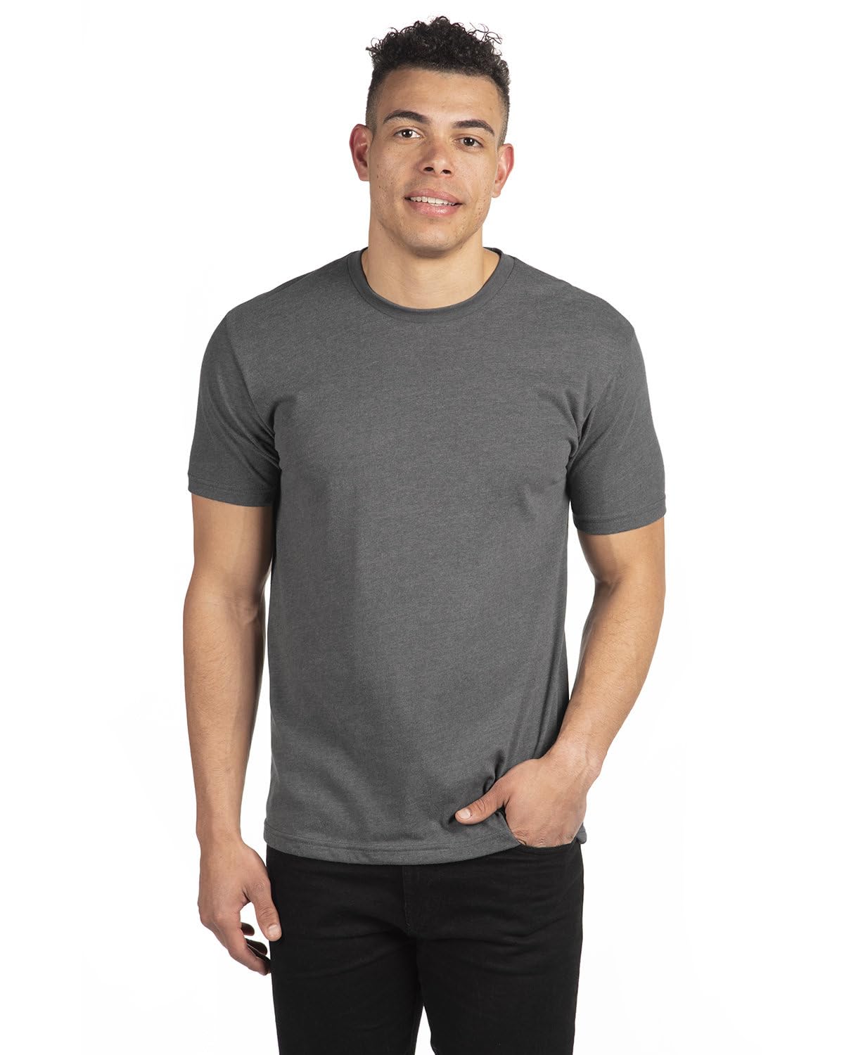 Mens Sueded crew - BLAcK - 3XL(D0102H7N5ST)