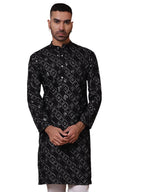 Jompers Mens Sequins And Embroidered Kurta