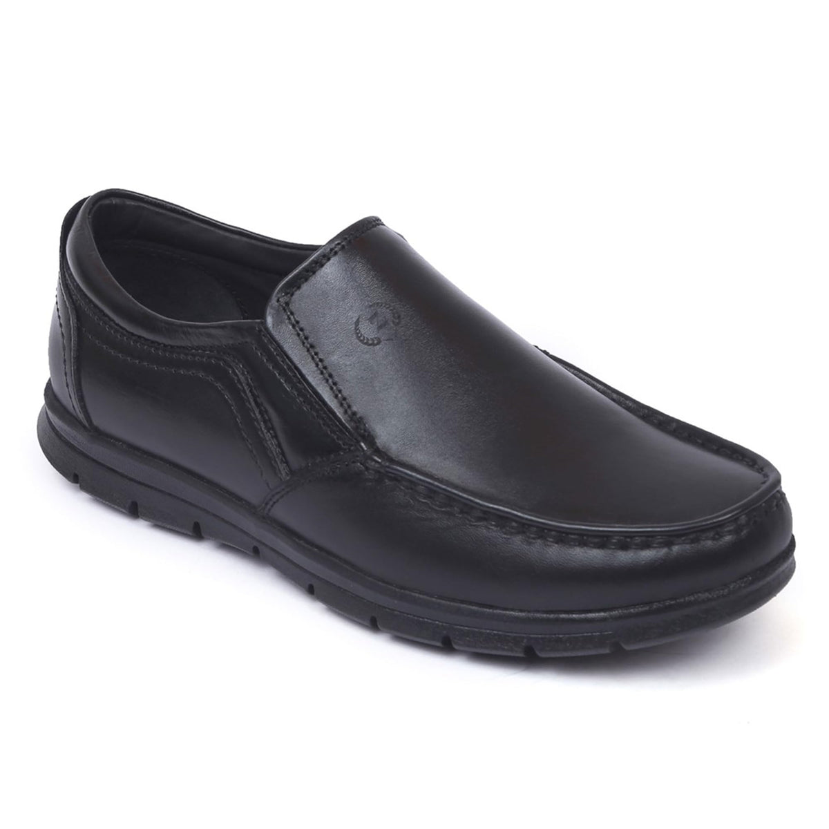 Zoom Shoes Leather Formal Casual Shoes Without Laces for Adults Super Comfortable with Lightweight and Slip Resistant Sole AN11 9