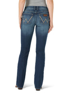 Wrangler Women's Retro Mae Mid Rise Stretch Boot Cut Jean, Vivianna, 3W x 34L