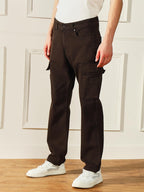 Dennis Lingo Mens | Brown | Denim | Mid Rise | Relaxed fit | Jeans