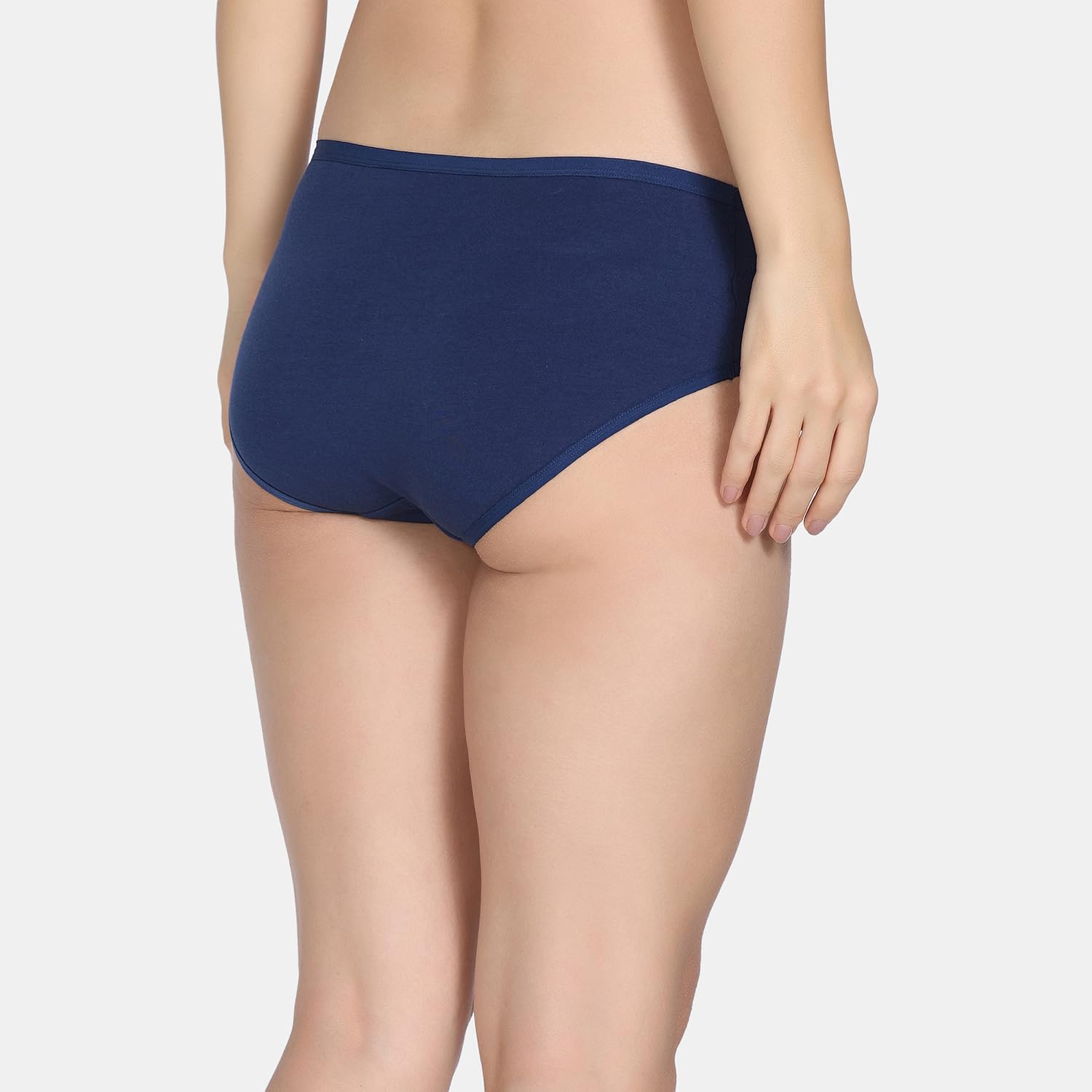 Zivame Low Rise Full Coverage Hipster Panty (Pack of 3) - Multicolor