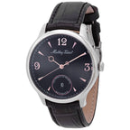 Mathey-Tissot Edmond Automatic Limited Edition Leather Strap Black Dial AC1886CNA Mens Watch