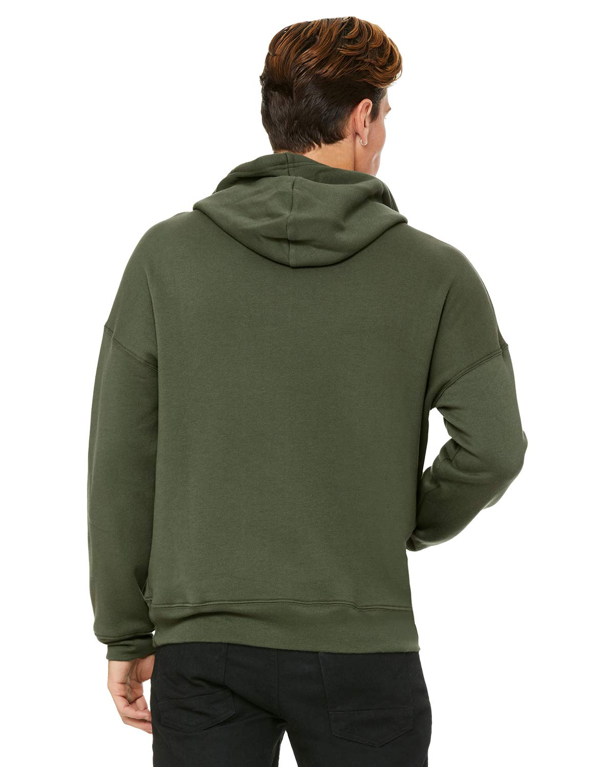 Unisex Sponge Fleece Pullover DTM Hoodie - DARK gREY - XS(D0102H7KX0X)