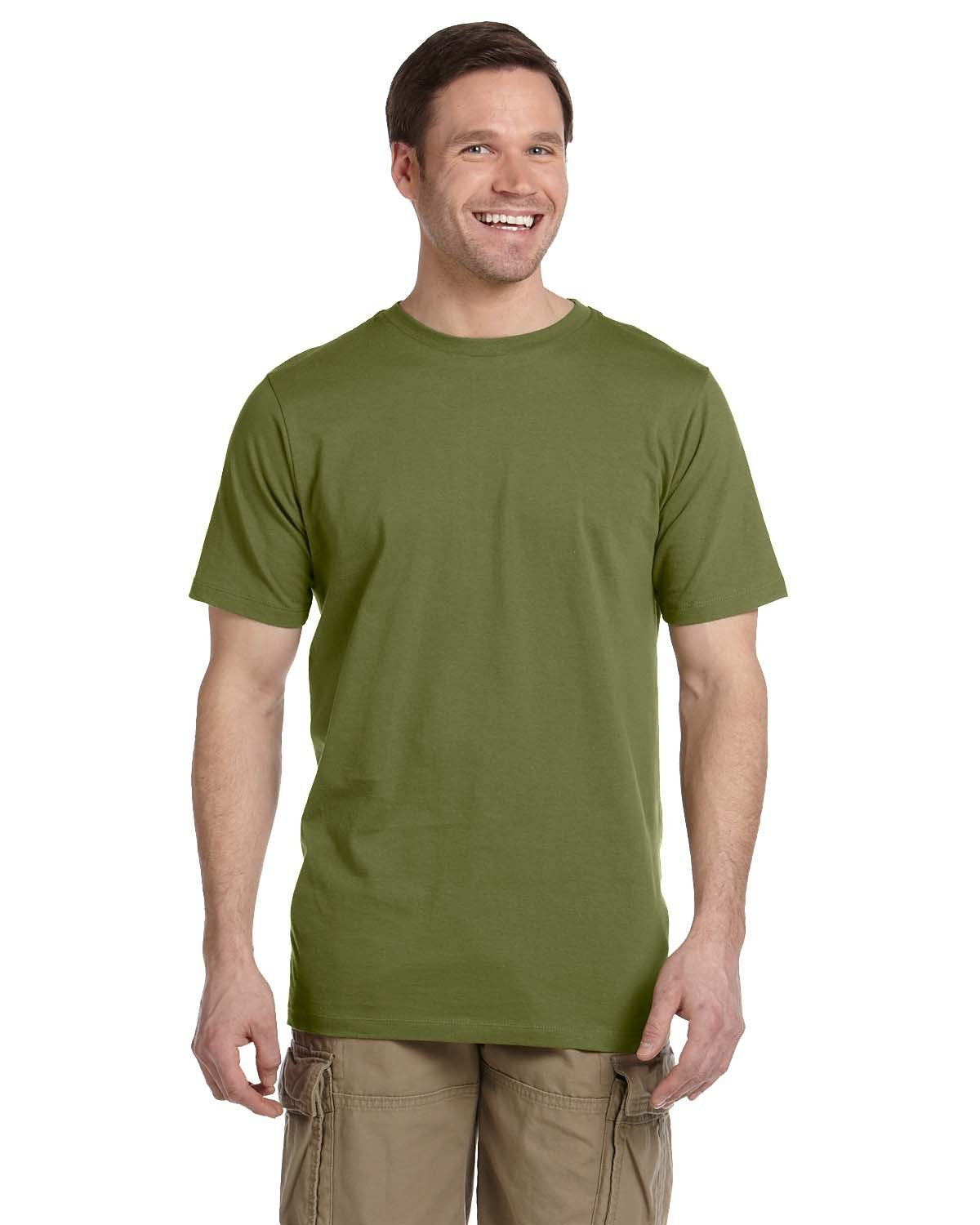 Mens Ringspun Fashion T-Shirt - BLAcK - S(D0102H7Z268)