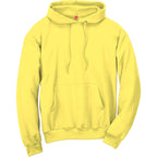 Hanes Men's Pullover EcoSmart Hooded Sweatshirt, yellow, Small