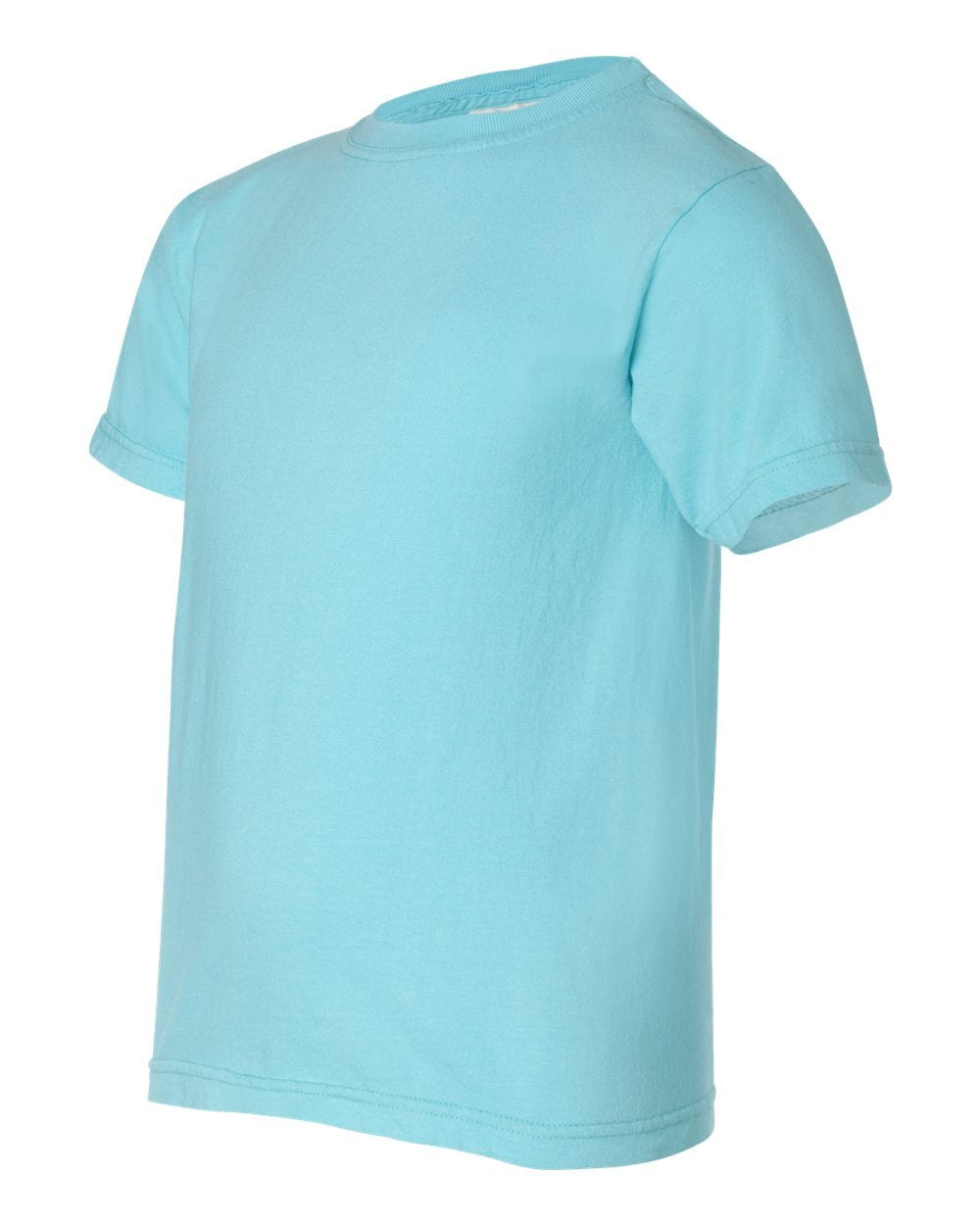 Youth Midweight T-Shirt - LAgOON BLUE - XXS(D0102H78SY2)