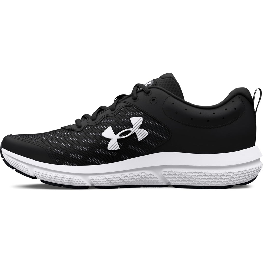 Under Armour Men's Charged Assert 10, (001) Black/Black/White, 14, US