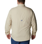 Columbia Men's Plus Tamiami II Long Sleeve Shirt, Fossil - XX-Large