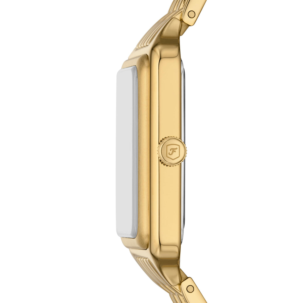 Fossil Women's Raquel Quartz Stainless Steel Three-Hand Watch, Color: Gold (Model: ES5341)