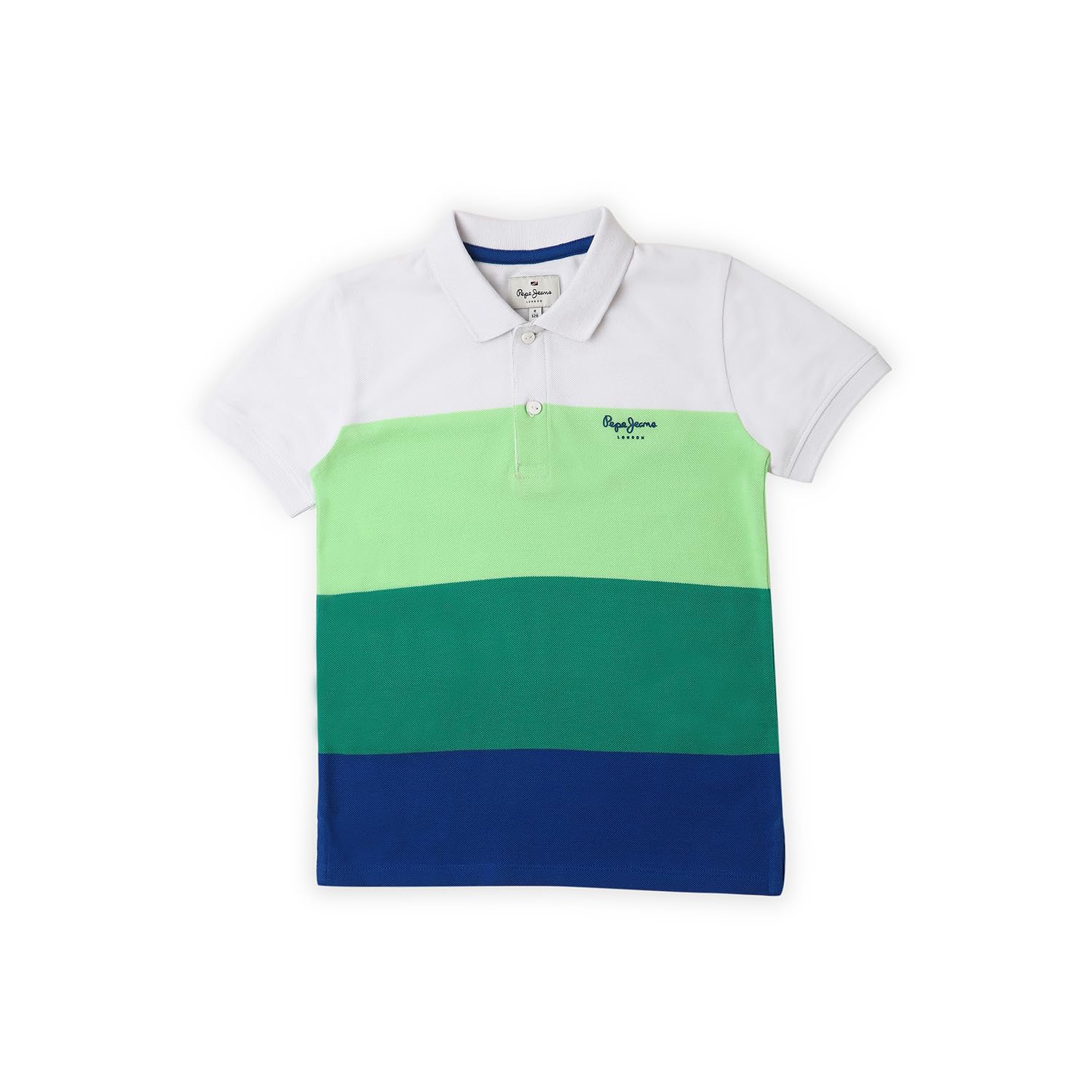 Pepe Jeans BoyS Striped Regular Fit T-Shirt (Pb540948_Fresh Green
