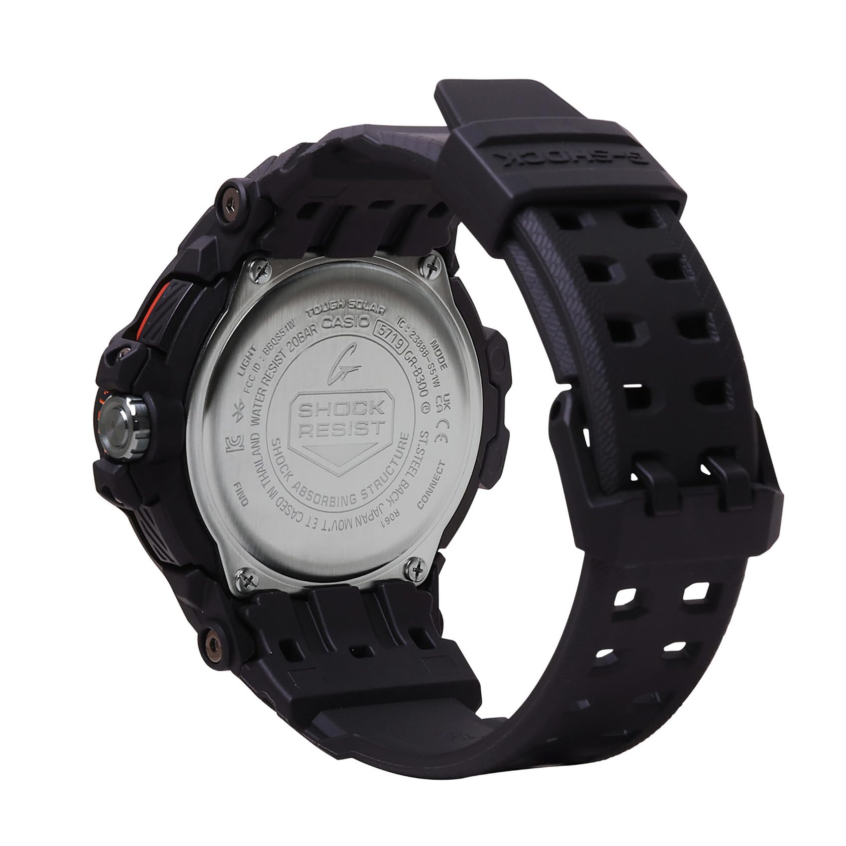G-Shock Casio Master of G Air Gravitymaster Solar Connected Black Resin Strap Watch - GRB300-1A4