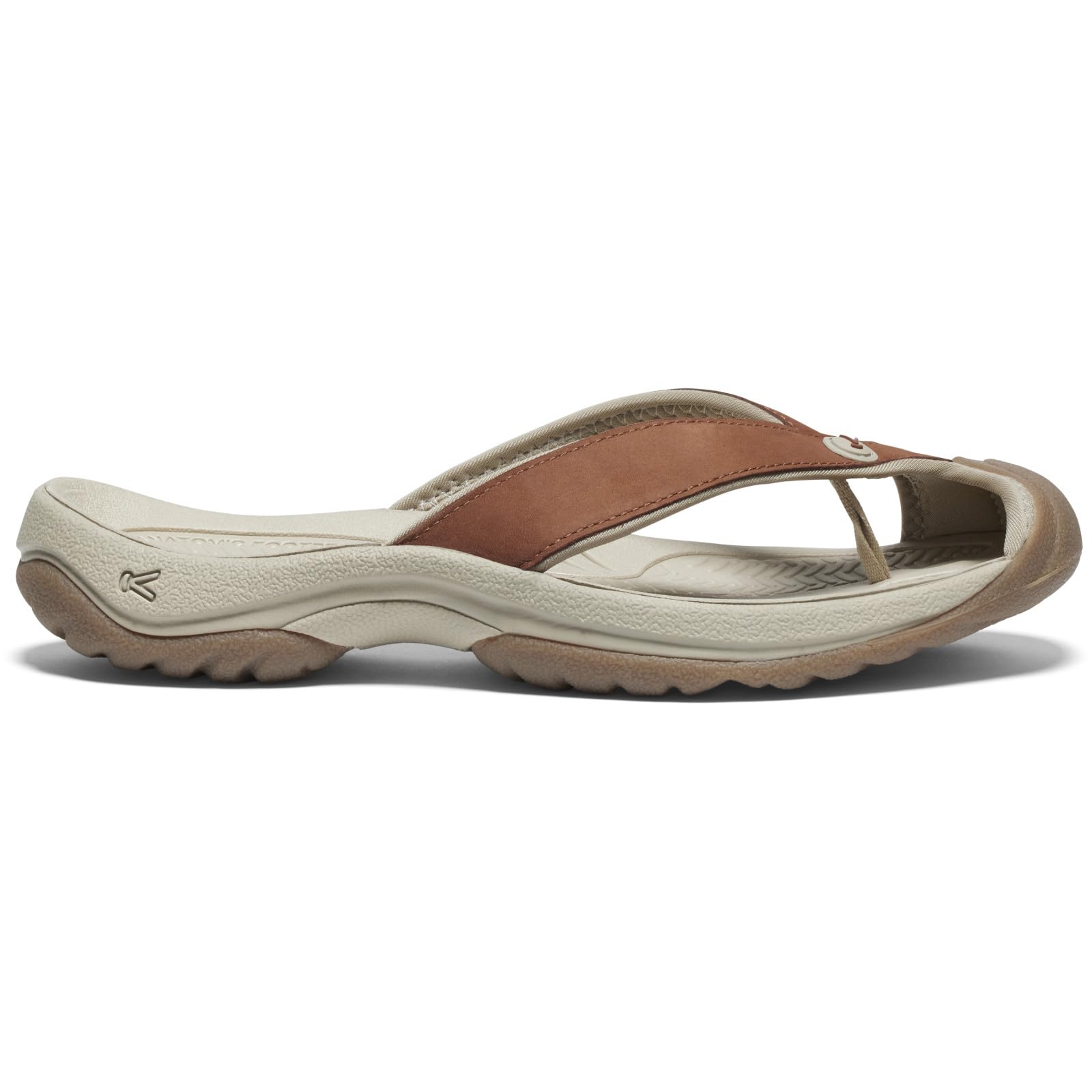 KEEN Women's Waimea H2 Toe Protecting Flip-Flops, Sorrel Horse/Plaza Taupe, 11