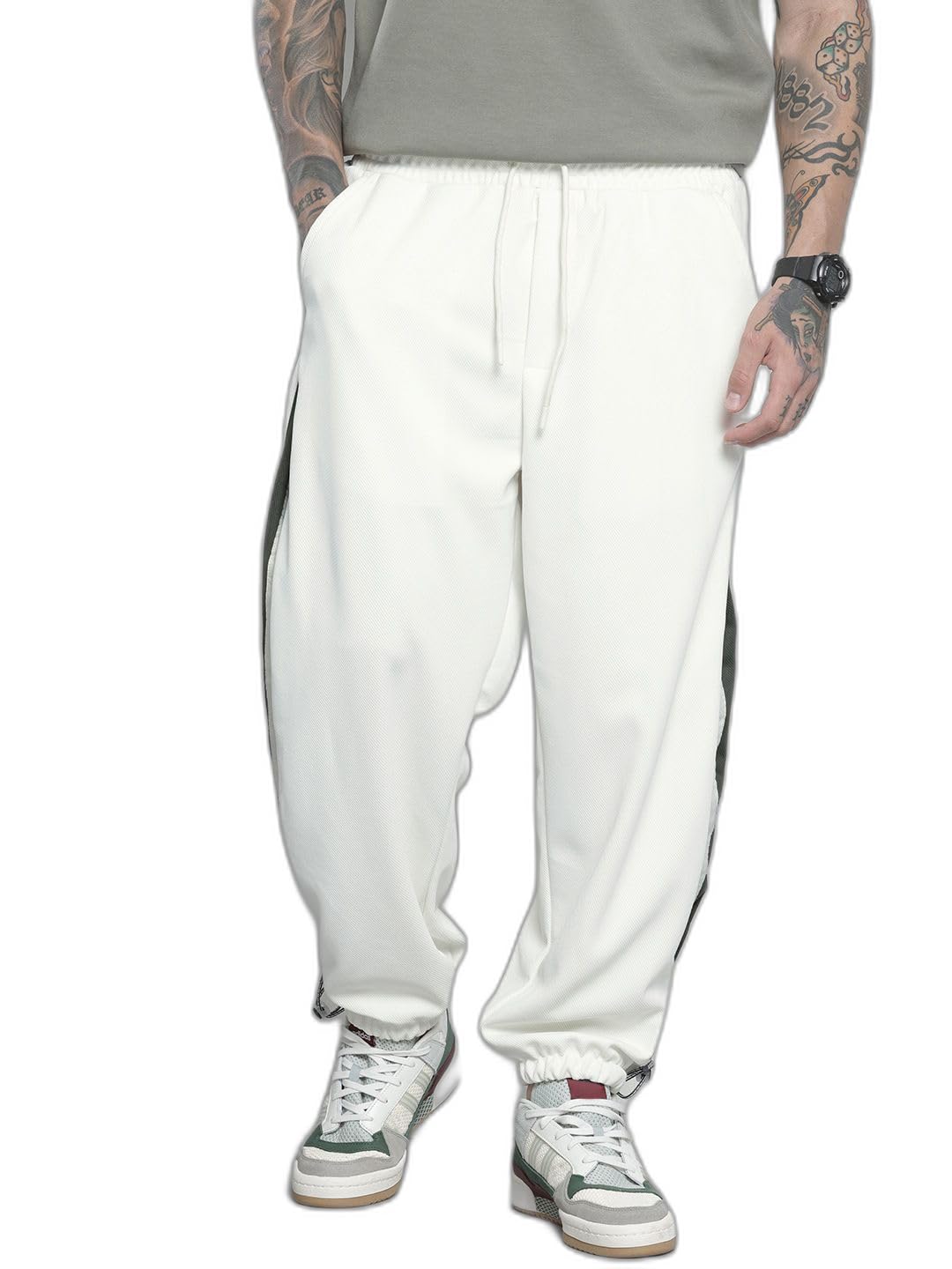 The Indian Garage Co Mens Loose Fit Casual Track Pants