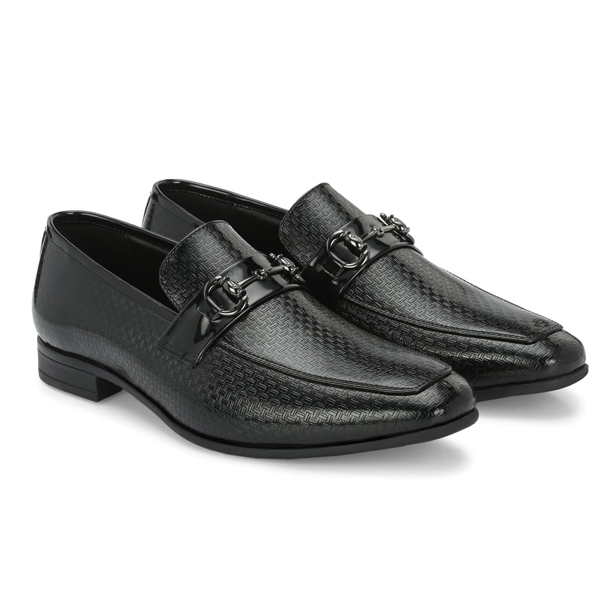 San Frissco Men Formal SlipOn Loafers  AntiSlip PU Leather for Office,Fashionable TPR Sole  Black,6 UK 6