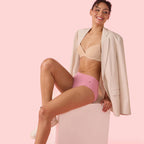 Enamor WomenS Cotton Blend Classic Solid Briefs (Pack Of 1) (Ip01_Rose Blush