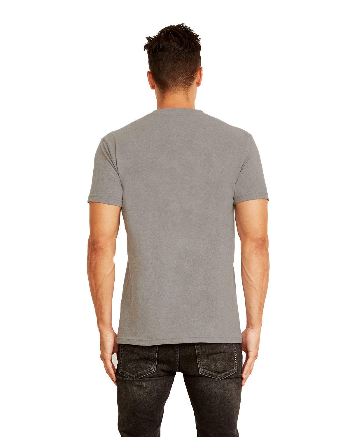 Mens Sueded crew - BLAcK - 3XL(D0102H7N5B8)