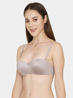 Zivame Womens Rayon Padded Underwire Full Coverage Bra Grey